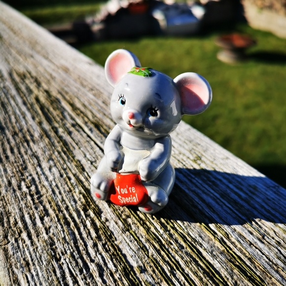Vintage Russ Berrie Christmas Mouse ~ You're Special - Picture 3 of 8